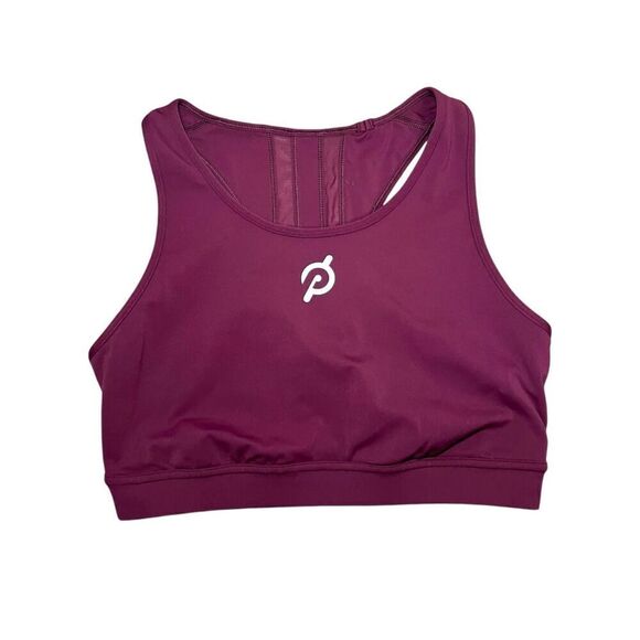 Peloton Women’s Medium Sports Bra Purple Activewear Gym Workout - Picture 1 of 4